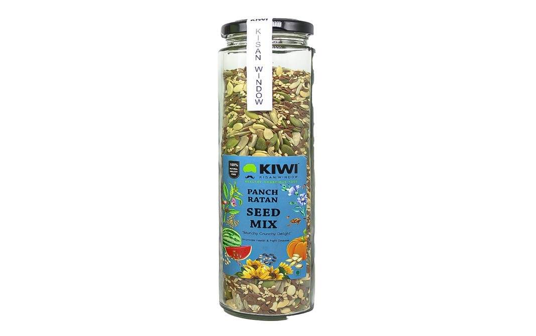 Kiwi Kisan Window Panch Ratan Seed Mix    Plastic Bottle  250 grams